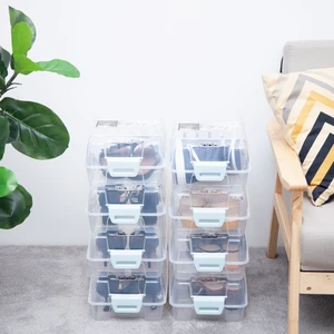 Shoe Storage Sturdy Box Containers Shoe Boxes Stackable Sneaker Storage Storage Shoe Box