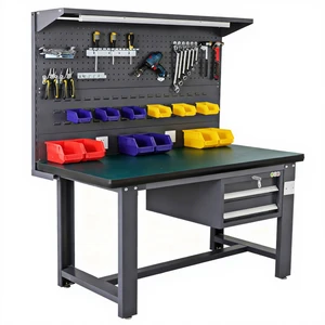 Anti-Static Bench Drawers Multi-Function Garage Workbench Cold Rolled Steel Plate OBM OEM ODM 300kg Load Capacity Modern Style