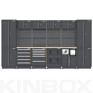 Kinbox 29 Pcs Garage Storage Boxes for Professional Industrial