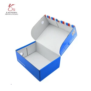 Eco Friendly Corrugated Mailer Packaging Box E/B Flute Children Shoe Box for Shipping