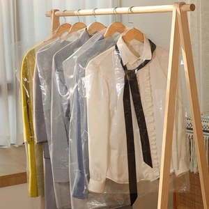 Factory Wholesale Plastic Dustproof Cover Bag for Clothing Garments for Dry Cleaners or Family Wardrobes