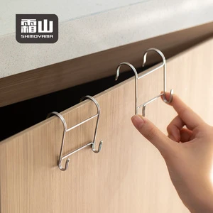 SHIMOYAMA Multi-functional Hanging Hook for Rods, Cabinets, Creative Dual-tier Hook for Both Hanging and Placing