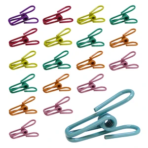 Heavy Duty Colorful Plastic Spring Clips Rustproof Durable Clothespins for Home, Kitchen & Outdoor Drying