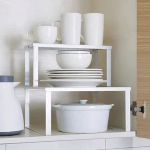 Kitchen Cabinets Spices Storage Shelf Organization Countertop Spice Jar Pot Rack Kitchen Furniture