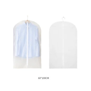 Ready-to-ship Sincere Non-woven Fabric Clothing Dustproof Moisture-proof Japanese Style Dust Covers Dry Cleaning Garment Bags