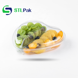 Manufacturer Supply Custom Plastic Storage Heart-shaped Box Christmas Gift Box Plastic Fruit Boxes