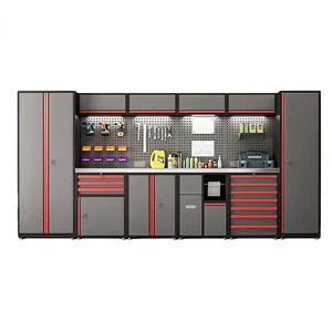 All-OneTech Large Depth Steel Modular Garage Cabinets Wheeled Overhead/Wall-Mounted Organizers OEM 500kg Load Capacity