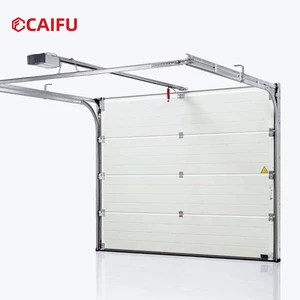 Sectional Flip-up Garage Door Vertical-sliding Segmented Lift Door Electric Roller Shutter Door With Sectional Up-down Movement