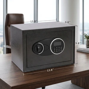 Small Electronic Locker Biometric Iron Security Safe With Electronic Lock For Home Hotel Storage Of Jewelry Money