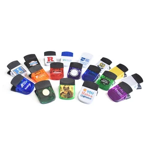 Custom Plastic U Shape Large Office Fridge Magnet Bag Clip Magnetic Memo Clip
