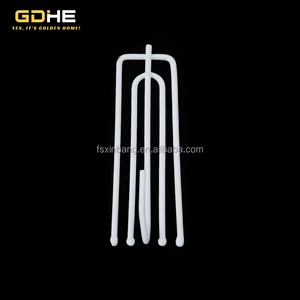 Factory Wholesale Stainless Steel Curtain Hook Four Prong Hook Metal Curtain Hook for Curtains Sheers Cloth Tape