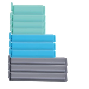 3 Different Sizes Eco-Friendly PP Square Detachable Design Reusable Plastic Food Snack Sealing Clips for Plastic Bags Henglong