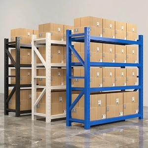 3/4/5 Tier Metal Storage Racks Shelving Units For Garage Industrial Warehouse