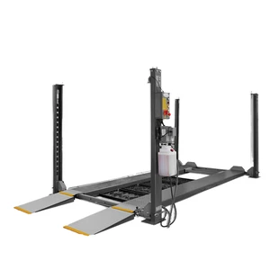 Movable Four-Post Car Lift System For 4 Car Storage Hydraulic 4-Pole Jack Four-Post Parking Lift