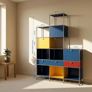 Modular Stainless Steel Custom Living Room Wardrobe