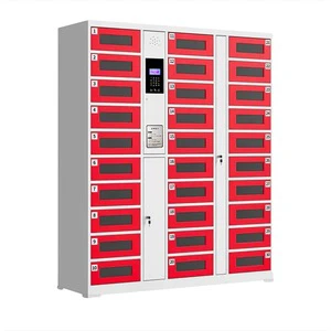 High Quality Customised School Student Face Recognition Smart Tablet Laptop Charging Storage Locker