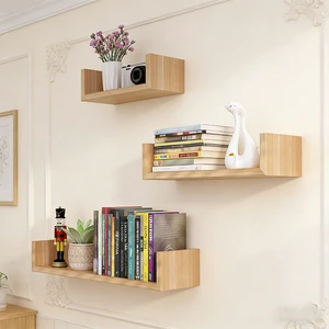 Wooden Storage Display Rack Storage of Items Rack Design Wooden Rack Indoor Wall Storage Rack with Wooden
