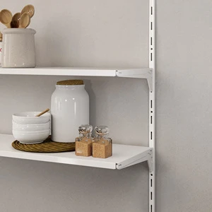 Metal Wall Mounted Wall Upright of 50 System for Wall Shelving System Steel Channels Upright for Wall Rail Organization Solution