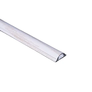 OEM ODM Metal Working Comfortable Color and Elegant Surface Wooden Aluminum Cable Trunking Cable Organizer