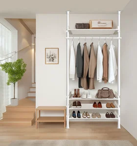 Factory Price Easy Installation Clothes Rack Coat Stand Metal Coat Rack Storage Rack