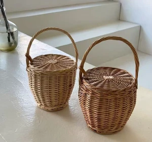 Vine Storage Baskets Wholesale Sturdy Storage Baskets Christmas Valentine's Day Gift Storage Accessories