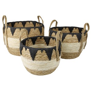 Hot New Design Eco-Friendly Water Hyacinth Minimalist Multifunction Storage Basket
