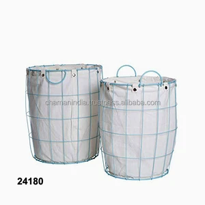 Metal Iron Wire Laundry Basket