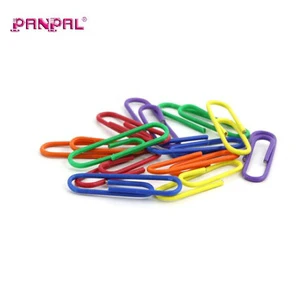 Panpal Colorful Metal Paper Clips with DIN Standard and ISO9001 Certification Blister Packaging