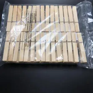 60pcs/pack High Quality 7.2cm New Zealand Pine Wood Peg Clothespins Wooden Clip