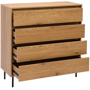Drawer Chest Phoenix Home Modern Furniture Storage With 4 Drawers and Metal Legs Drawer Chest for Bedroom