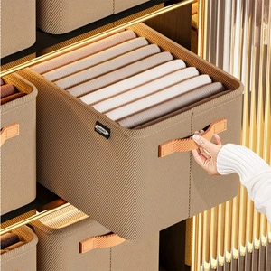 Hot Selling Wholesale Oxford Fabric Under Bed Storage Boxes Container Collapsible Foldable Fabric Storage Organizer