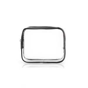 Waterproof Transparent Storage Pvc Cosmetic Bag Toilet Bag With Zipper