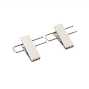 75mm Hanger Accessories U-shaped Metal Clothing Clip