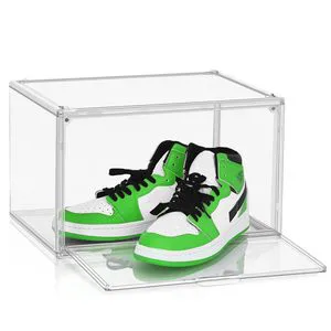 Independent Waterproof and Dustproof Acrylic Shoe Box Transparent and Stackable Shoe Box