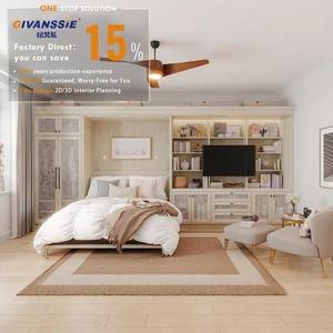 Foldable Murphy Bed Wardrobe Display Shelf TV Cabinet Optional Sofa Module All-in-one Dorm Apartment Furniture Hardware Panel