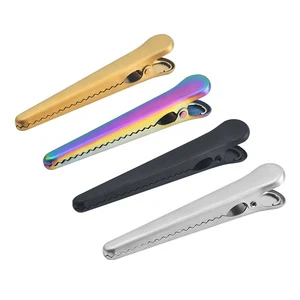 Food Bag Sealing Clip Milk Powder Coffee Bag Sealing Clip Multifunctional Kitchen Household Snacks Stainless Steel Sealing Clip