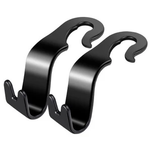 Multifunctional Hidden Car Storage Hook Creative In-car Back Seat Black Eco-Friendly Hooks