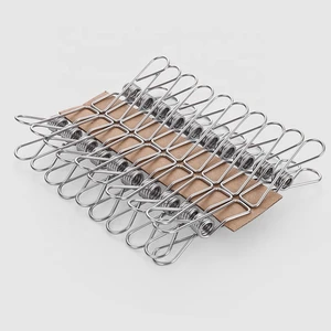 High Quality 304 Stainless Steel Pegs Laundry Small Strong Metal Clips