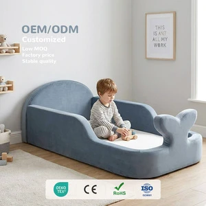 OEKO-TEX Excellent Rebound Safe Worry-free Compressible Kids Foam Floor Bed For Small Area Room