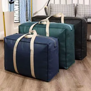 Thick Non Woven Quilt Storage Bag Large Capacity for Clothing Dust Protection and Luggage Storage