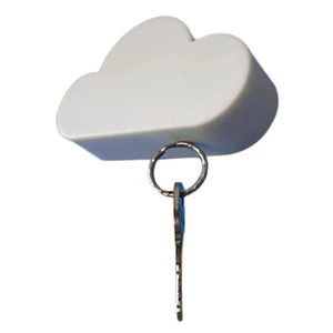 Cloud Shape Magnet Key Holder Creative Home Storage Holder Hanger Magnetic Keychain Holder Wall Decor Gift Magnetic Hooks