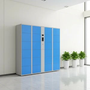 Outdoor Intelligent Lockers bar Code Locker Delivery Locker Parcel