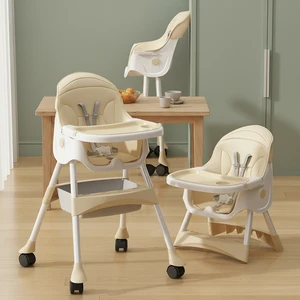 Home Children's Dining Chair, Foldable, Multifunctional Dining Chair for Babies Aged 0-6 Dining Chairs Used During Meals