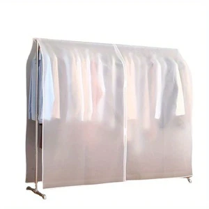 Moisture-Proof Peva Clothing Dust Cover Hanging Storage Suit Coat and Down Jacket Cover for Organizing Protecting Your Clothes