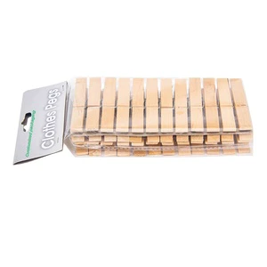 Natural Cheap Price Wooden Clothes Pegs Windproof Hanging Wood Clips