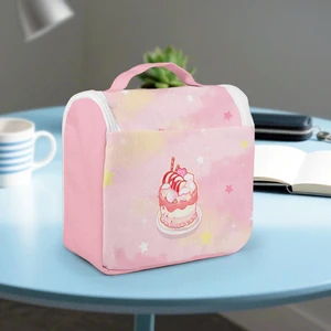 OEM Anime Waterproof Wash Hanging Toiletry Bag with Hook Products Large Capacity Portable Cosmetic Organizer