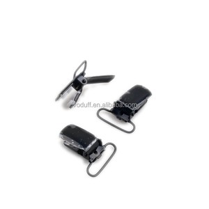 Factory Solid Black Suspender Clips Bed Sheet Clips 25mm