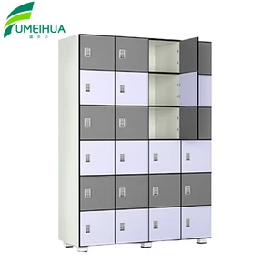 Factory Price Eco-Friendly Assembled HPL Locker Waterproof Phenolic Compact Laminate Employee Cabinets With Code Lock