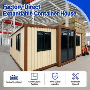 2 3 4 Bedroom Layout 20/40 Ft Modern Modular Home Expandable Prefabricated Container House Mobile Easy Assembly Tiny House