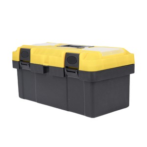 Plastic Storage Box Heavy Duty Stackable Waterproof Portable For Garage Workshop Tool Organizer